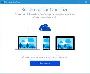 Accueil OneDrive